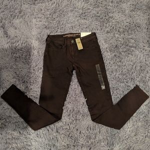 American Eagle Super Stretch Purple Jegging